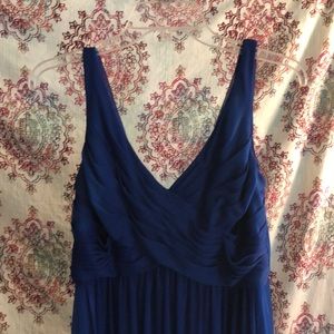 David’s Bridal bridesmaid dress, cobalt blue sz 8